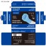 Luvas de nitrilo em cor azul com certificação 374-5 e CE 0075 (Caixa de 100 unidades)